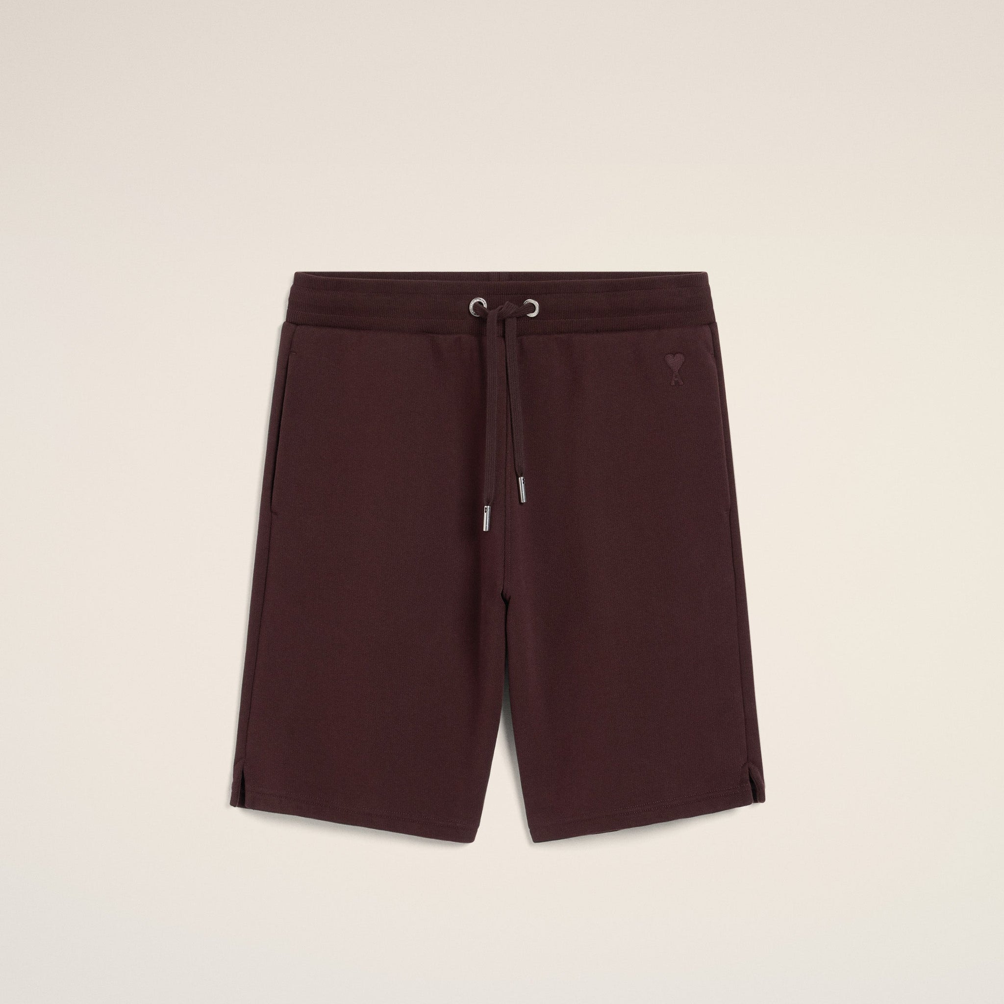 Burgundy Cotton Ami de Coeur Short