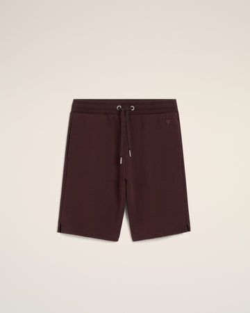 Burgundy Cotton Ami de Coeur Short