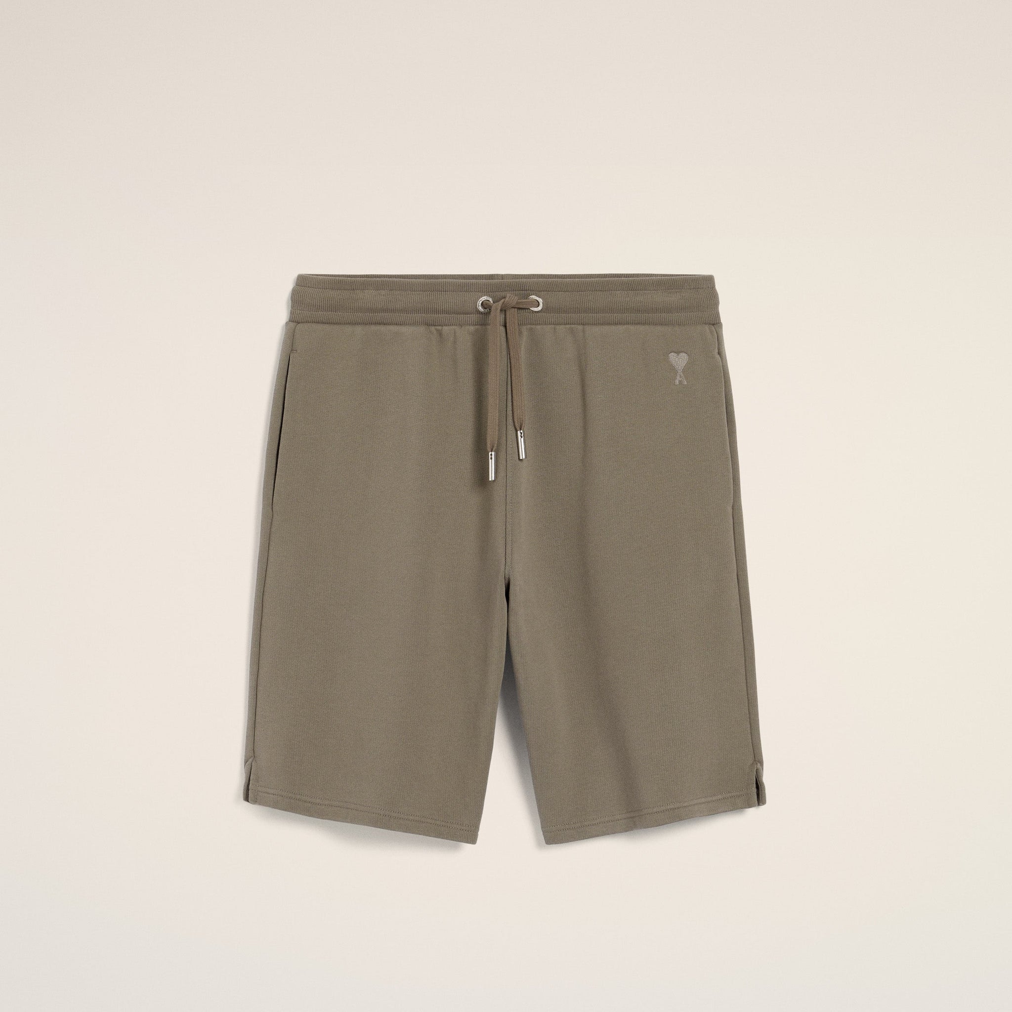 Taupe Cotton Ami de Coeur Short