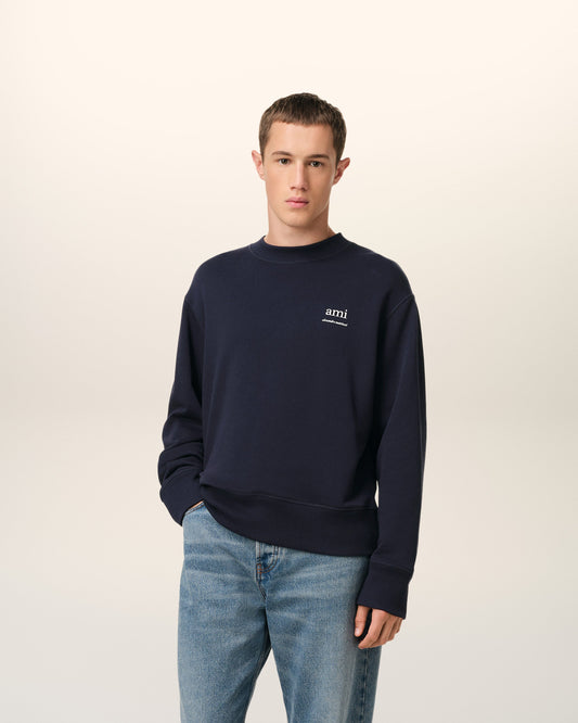 Navy Cotton Sweatshirt