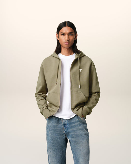 Green Cotton Ami de Coeur Hoodie
