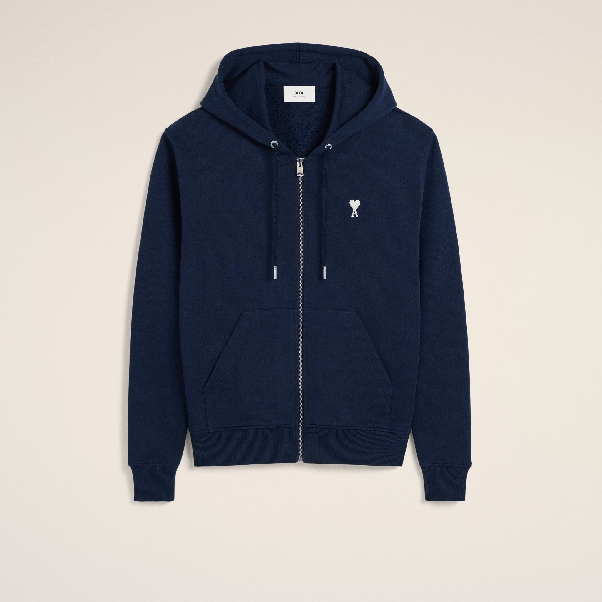 Navy Cotton Ami de Coeur Hoodie
