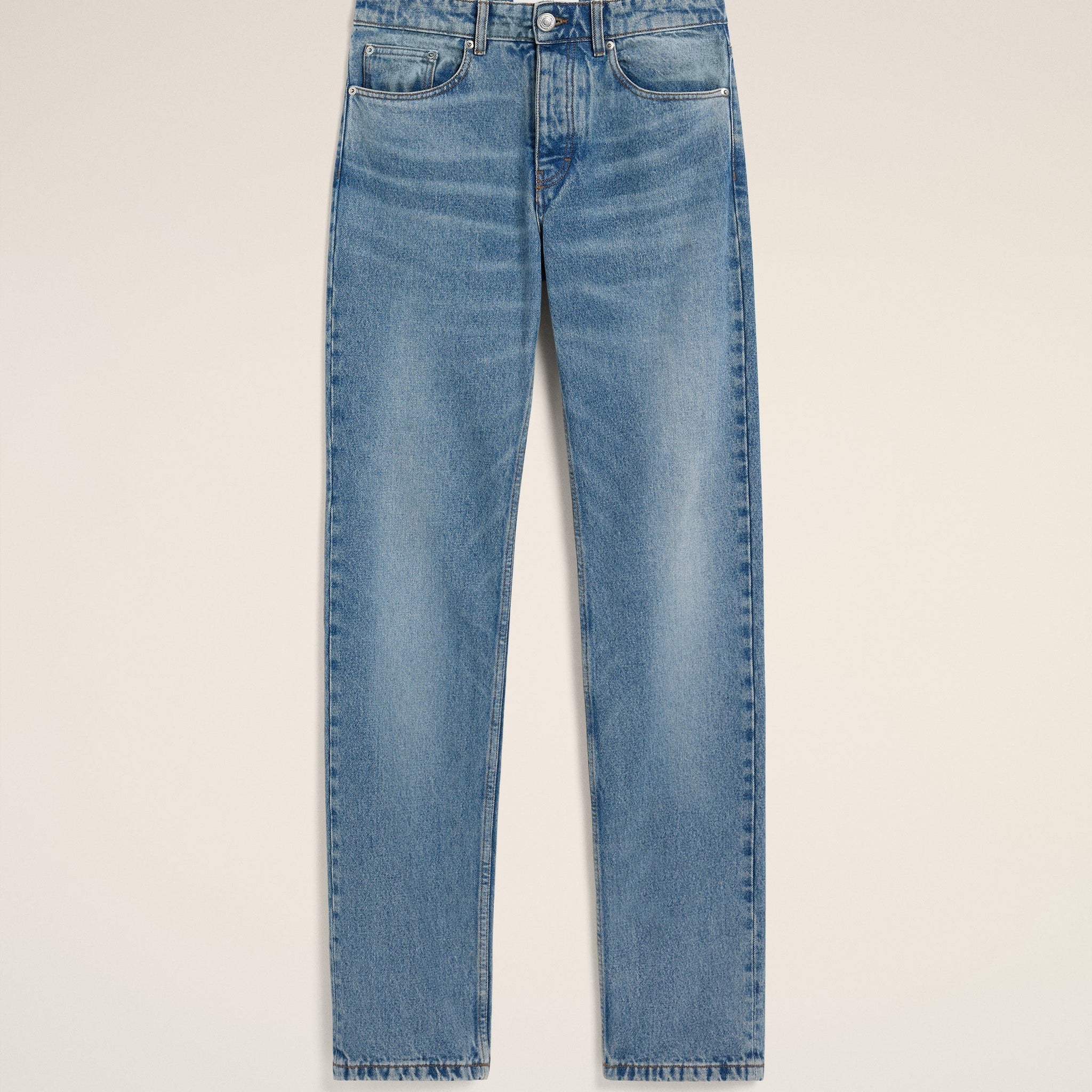 Blue Cotton Classic Fit Jeans