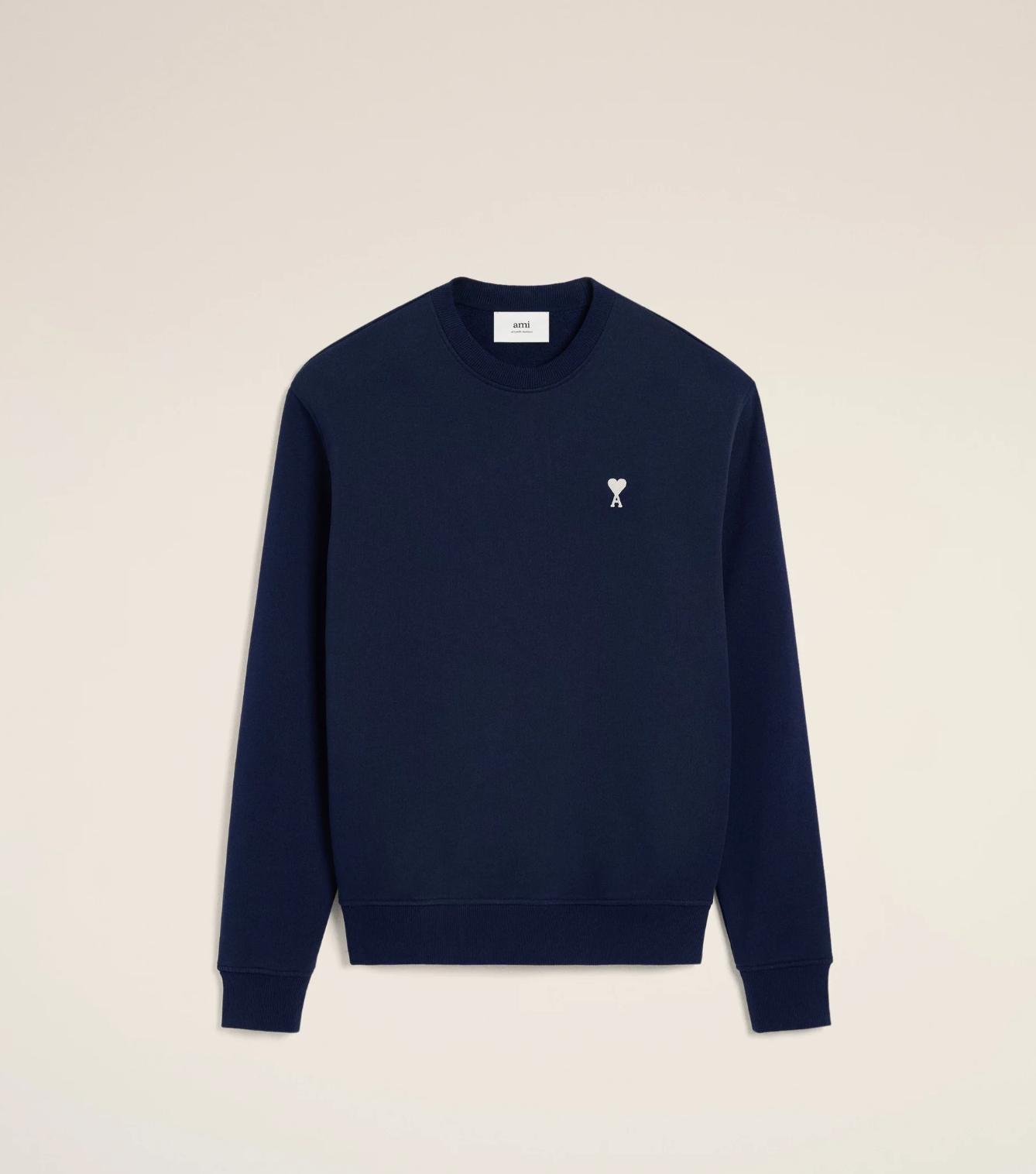 Navy Cotton Ami de Coeur Sweatshirt