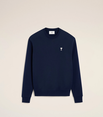 Navy Cotton Ami de Coeur Sweatshirt