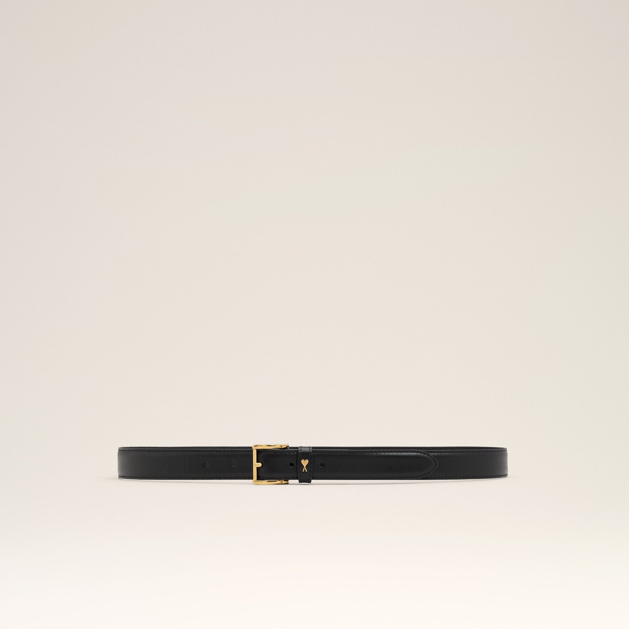 Black Leather Paris Paris Belt