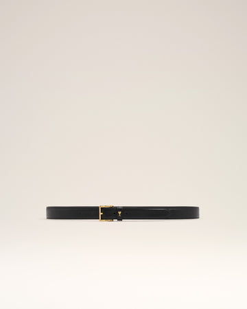 Black Leather Paris Paris Belt