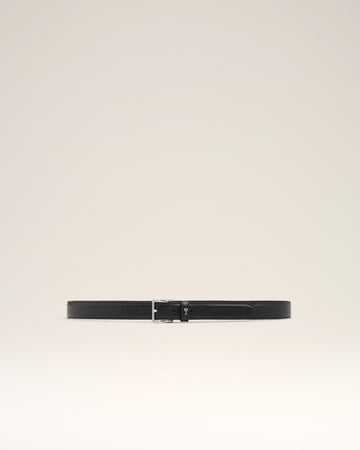 Black Smooth Leather Paris Paris 25 Mm Belt