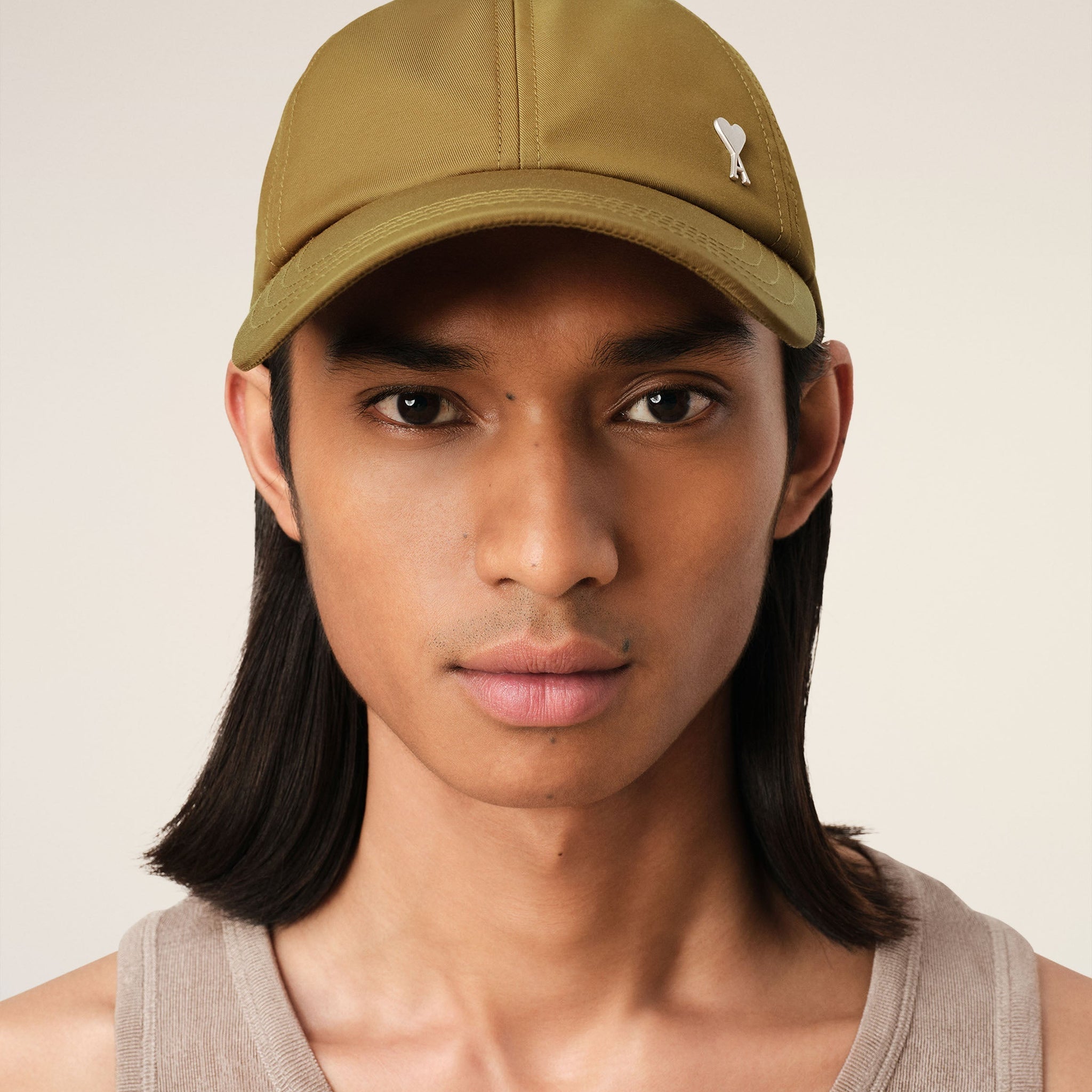 Mustard Twill Ami de Coeur Stud Cap