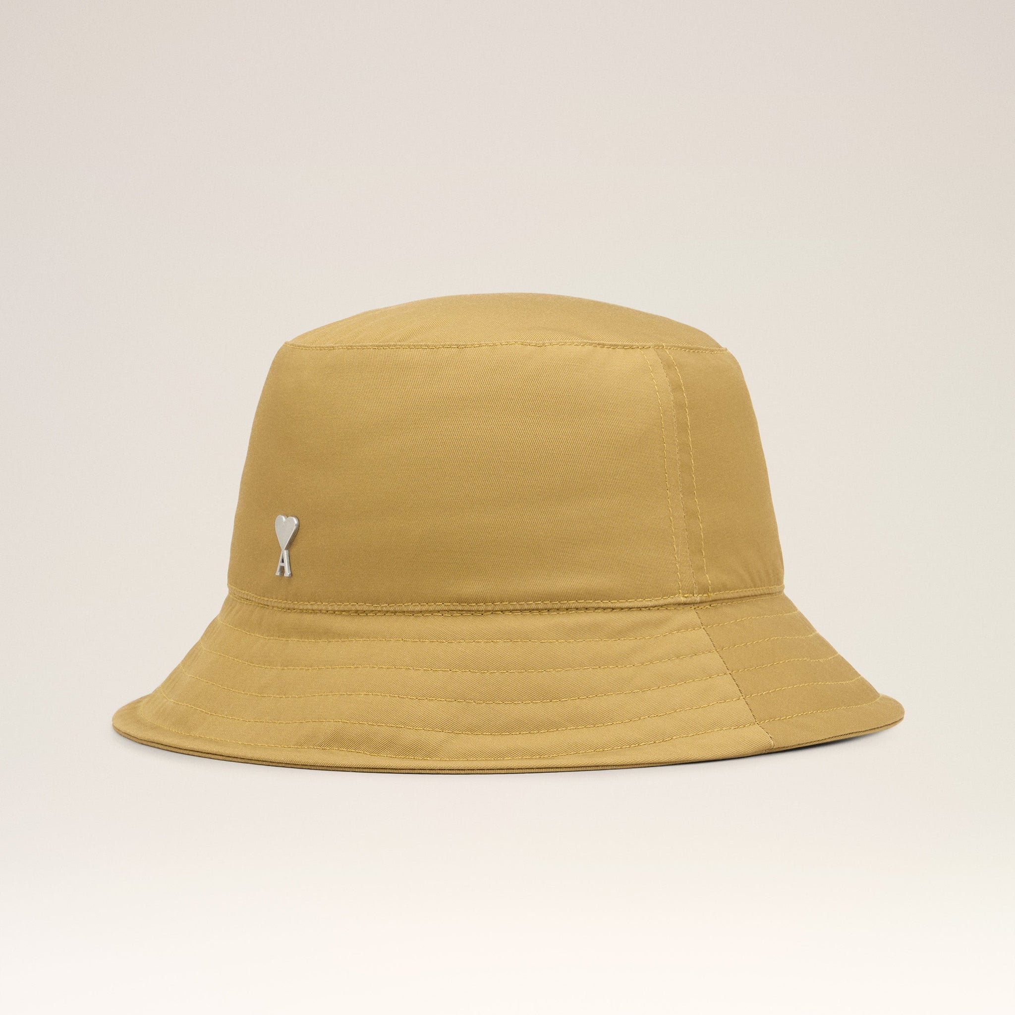 Mustard Twill Ami de Coeur Stud Bucket Hat