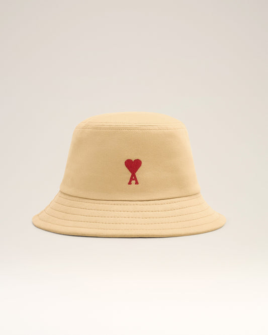 Red Ami de Coeur Embroidery Bucket Hat