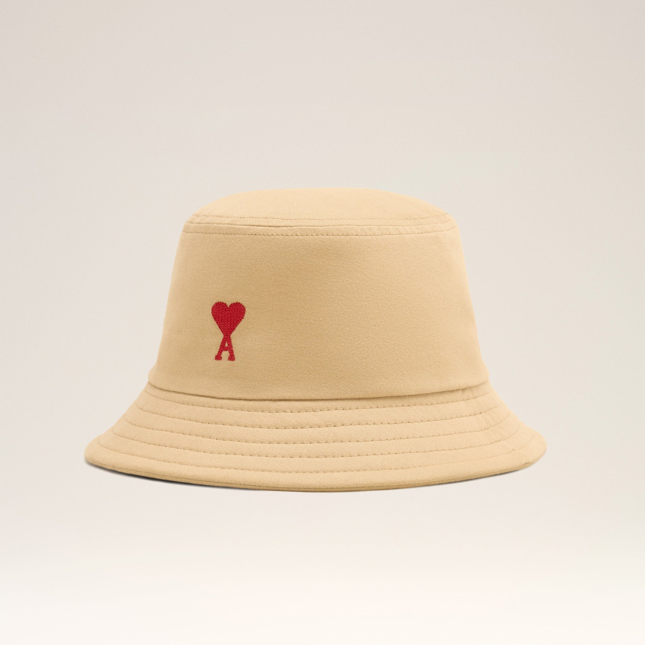 Red Ami de Coeur Embroidery Bucket Hat