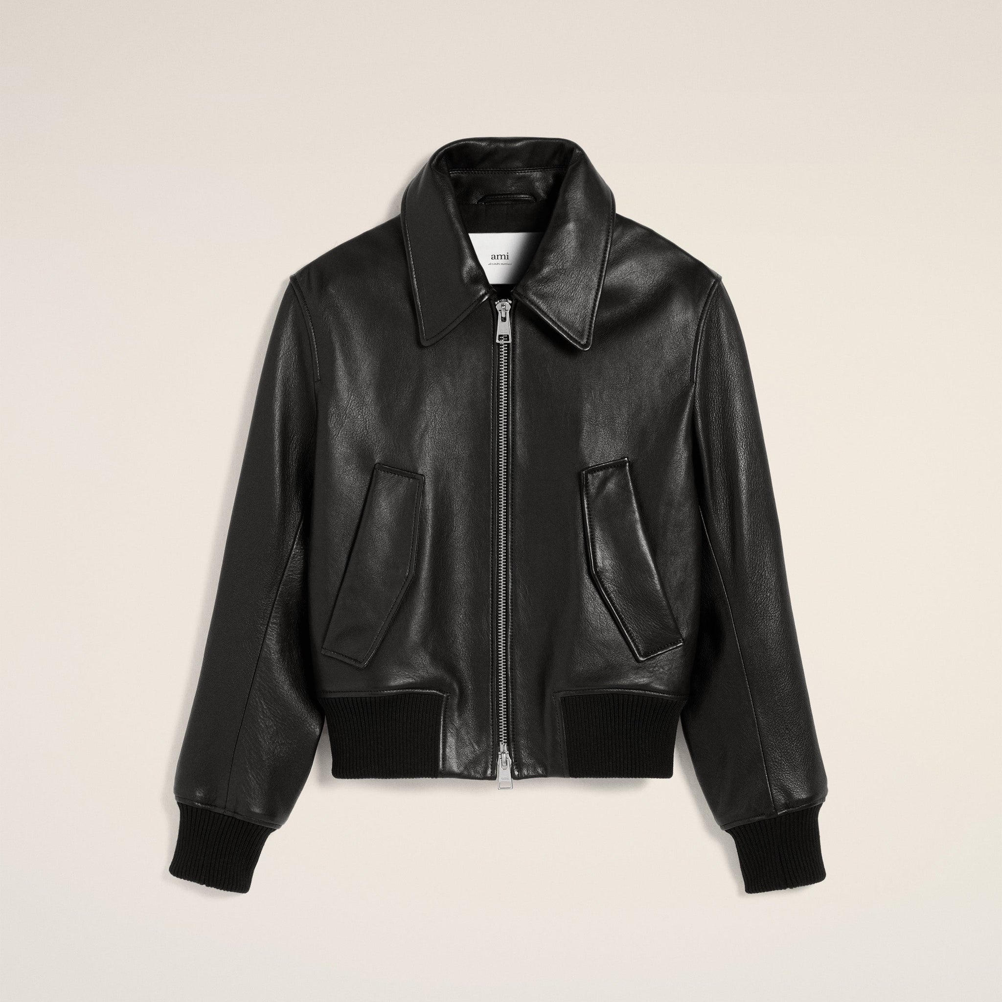 Leather Zipped Jacket