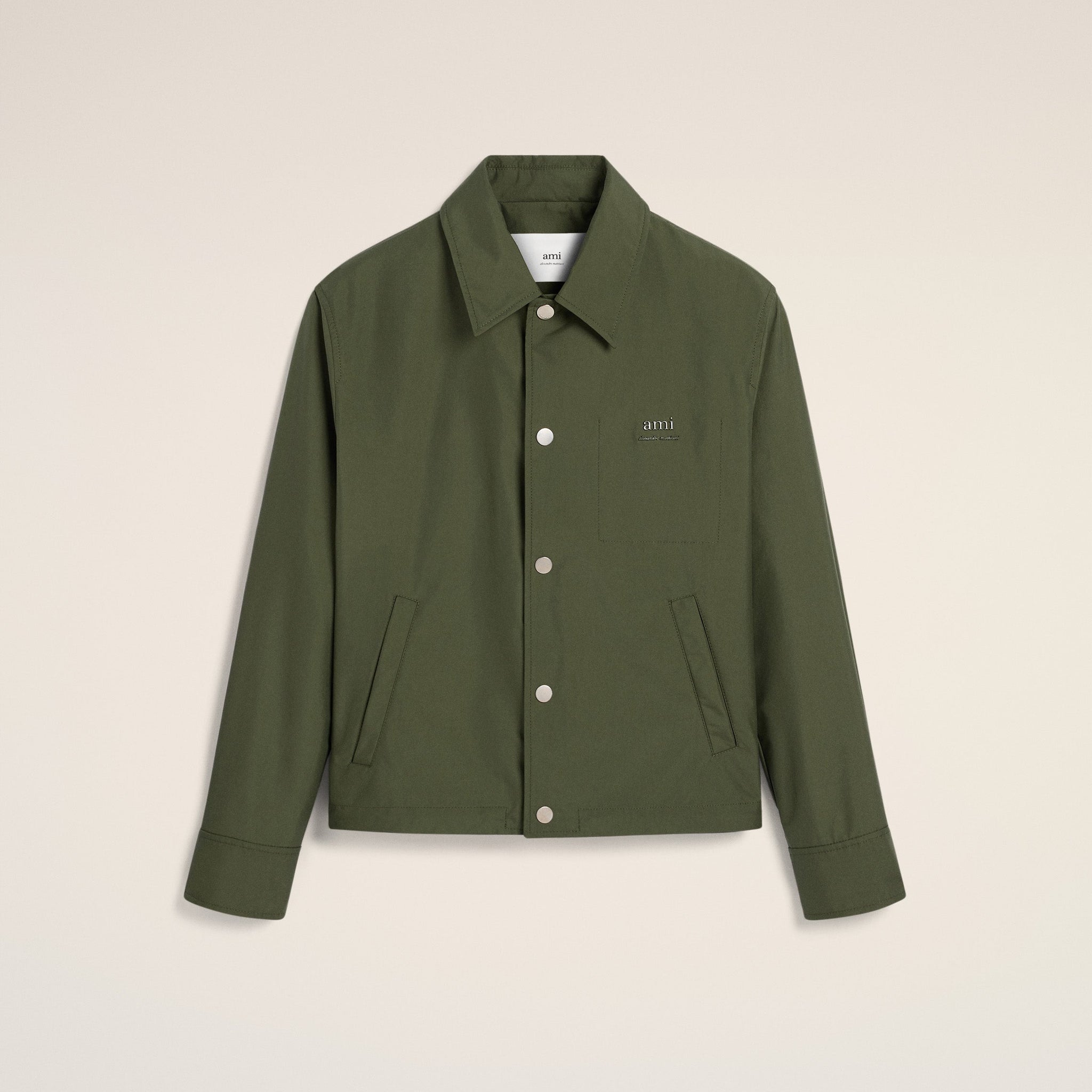 Green Buttoned Jacket