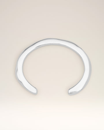 Silver Brass Dune Small Size Cuff