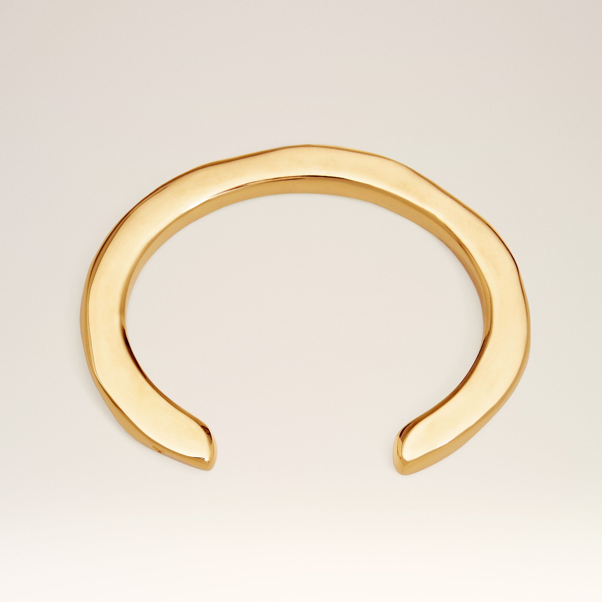 Gold Brass Dune Small Size Cuff