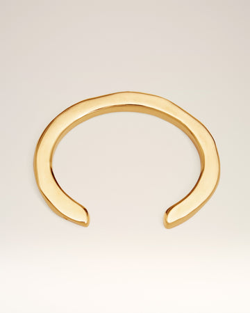 Gold Brass Dune Small Size Cuff
