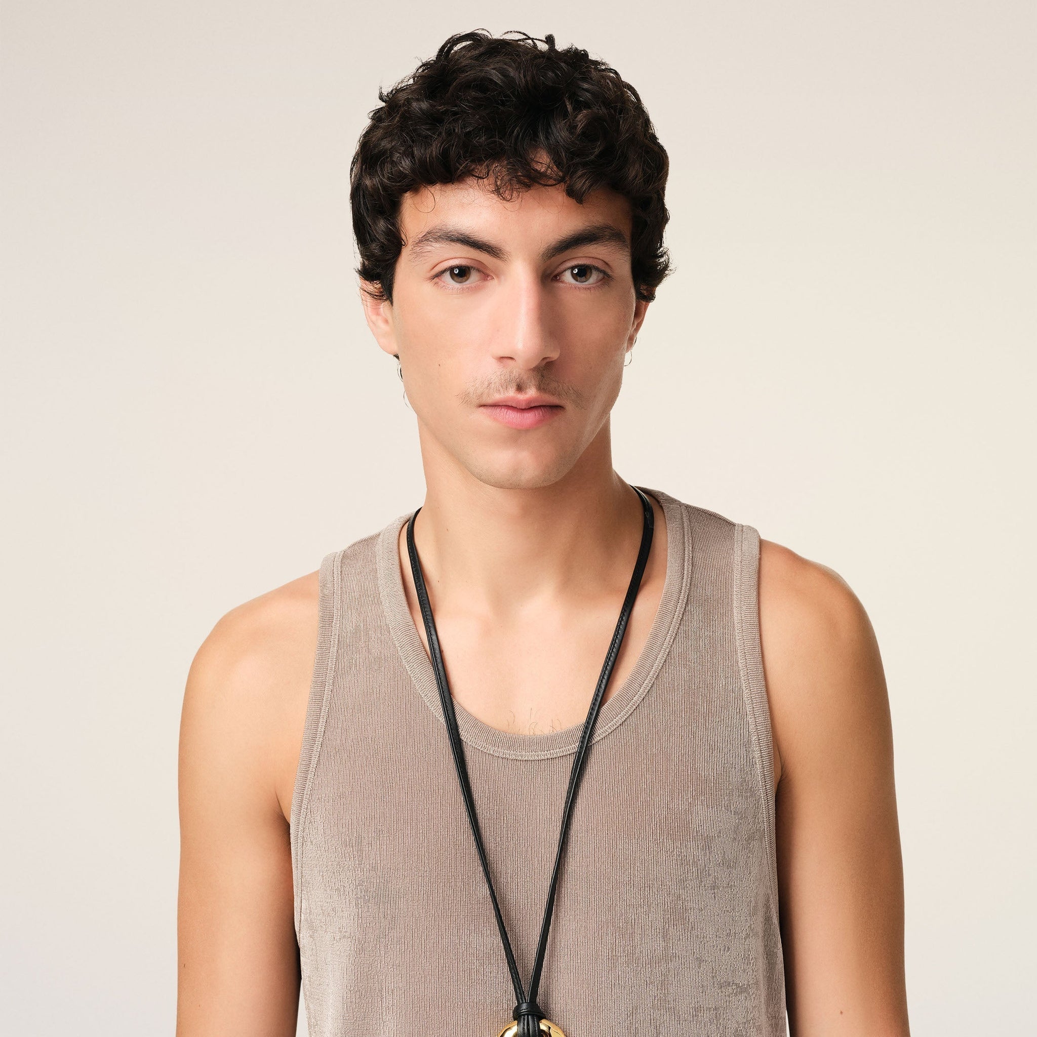 Gold Brass Dune Necklace