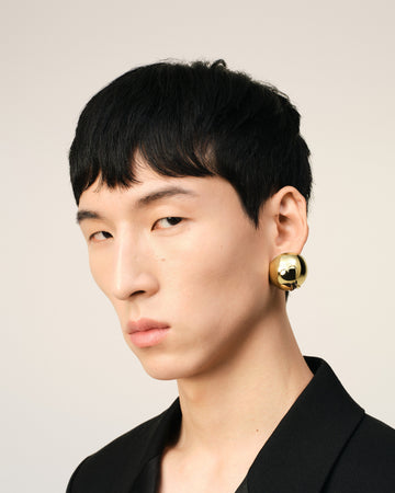 Domed Ami de Coeur Earrings