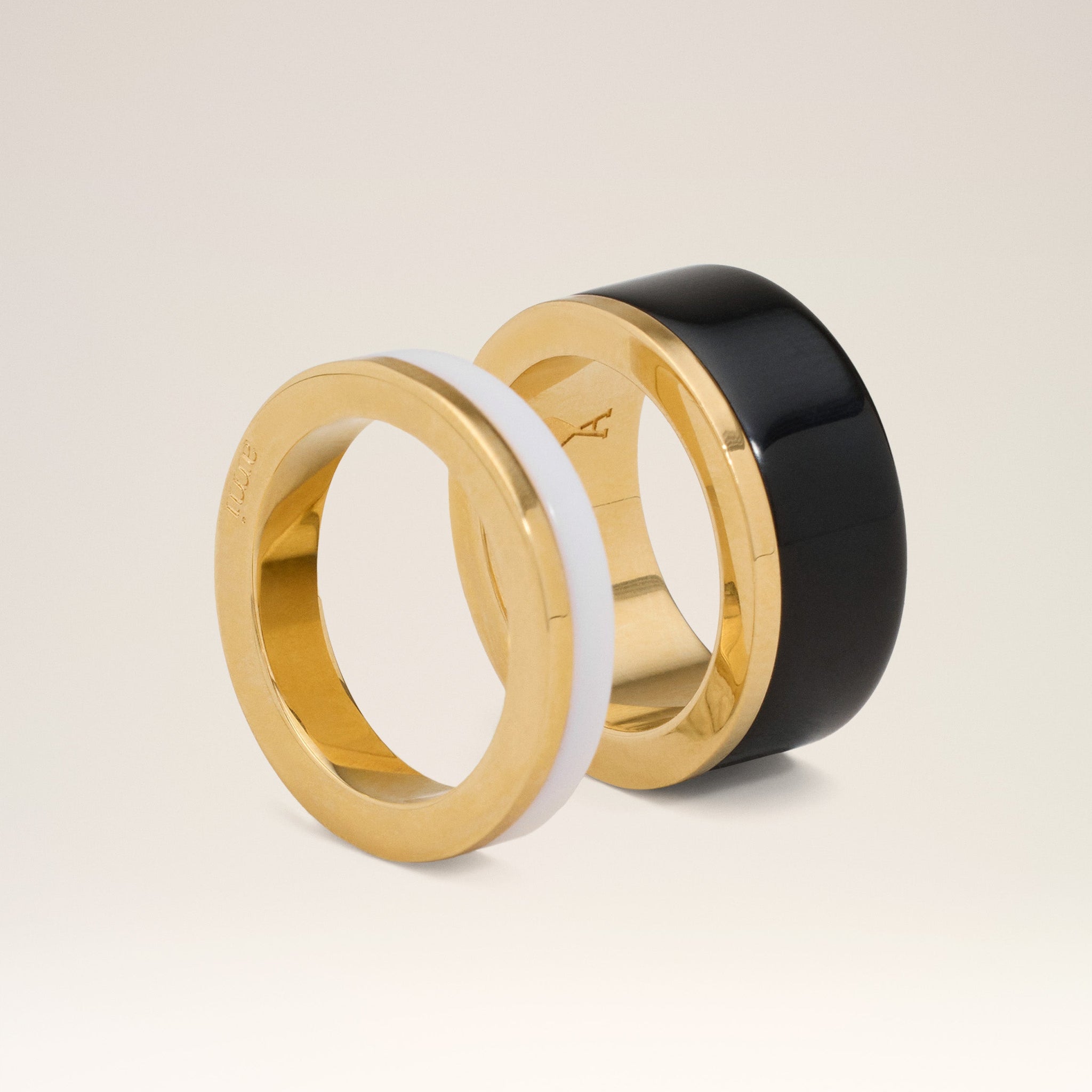 Gold Brass Rivage Ring