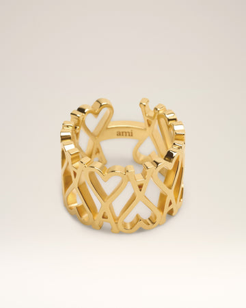Gold Brass Ami de Coeur Ring