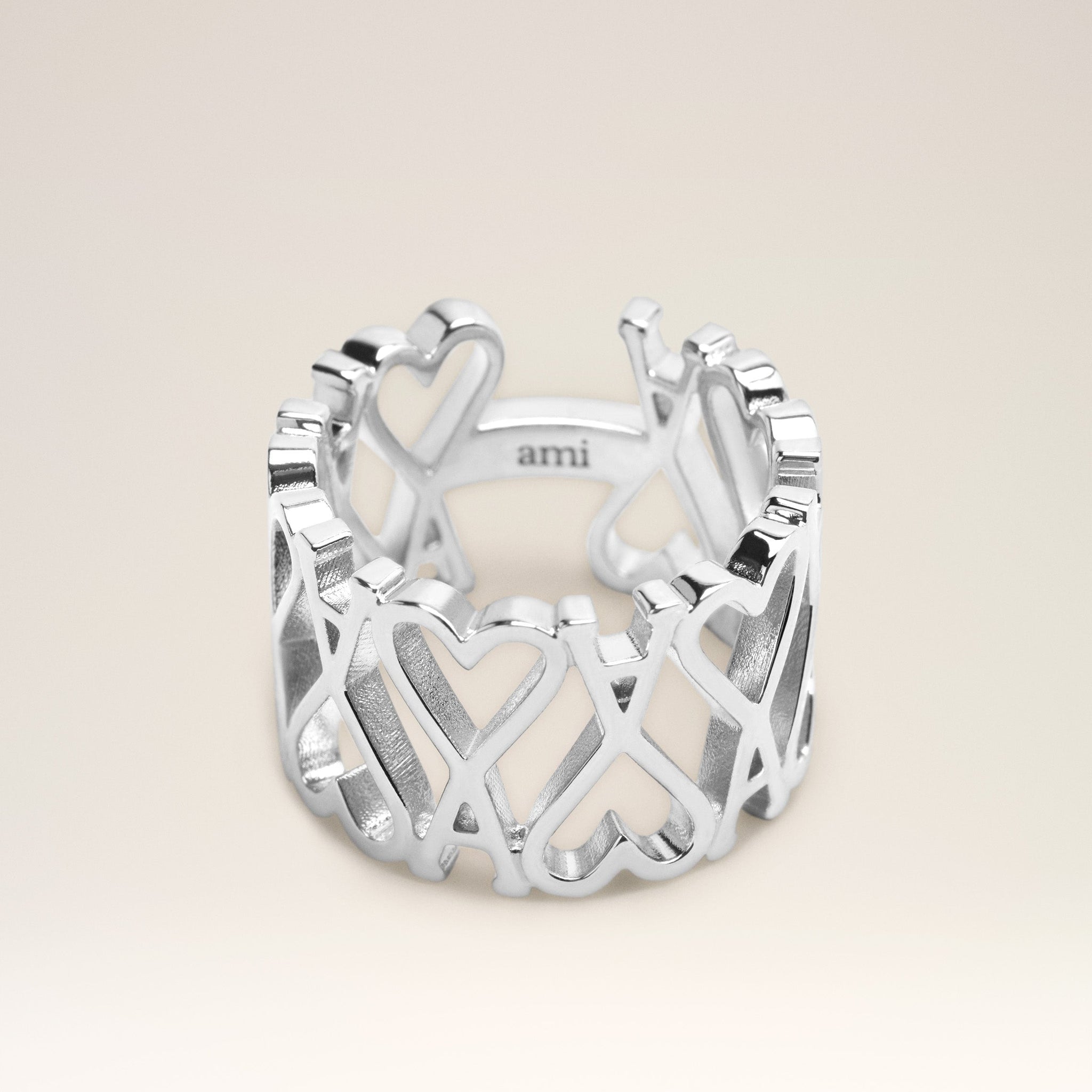 Silver Brass Ami de Coeur Ring