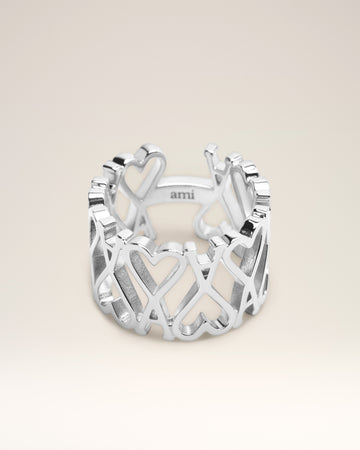 Silver Brass Ami de Coeur Ring