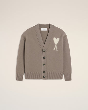 Taupe Wool Ami de Coeur Cardigan