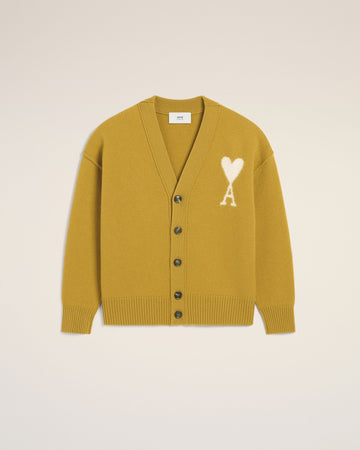 Mustard Wool Ami de Coeur Cardigan