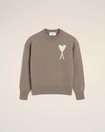 Taupe Wool Ami de Coeur Sweater