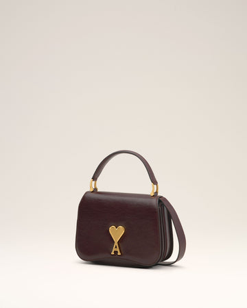 Burgundy Leather Top Handle Paris Paris Bag