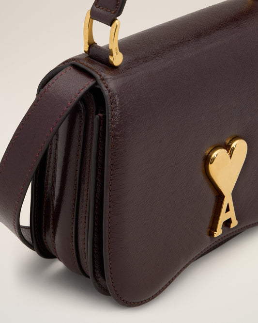 Burgundy Leather Top Handle Paris Paris Bag