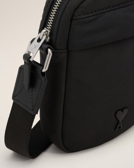 Black Small Ami de Coeur Crossbody Bag