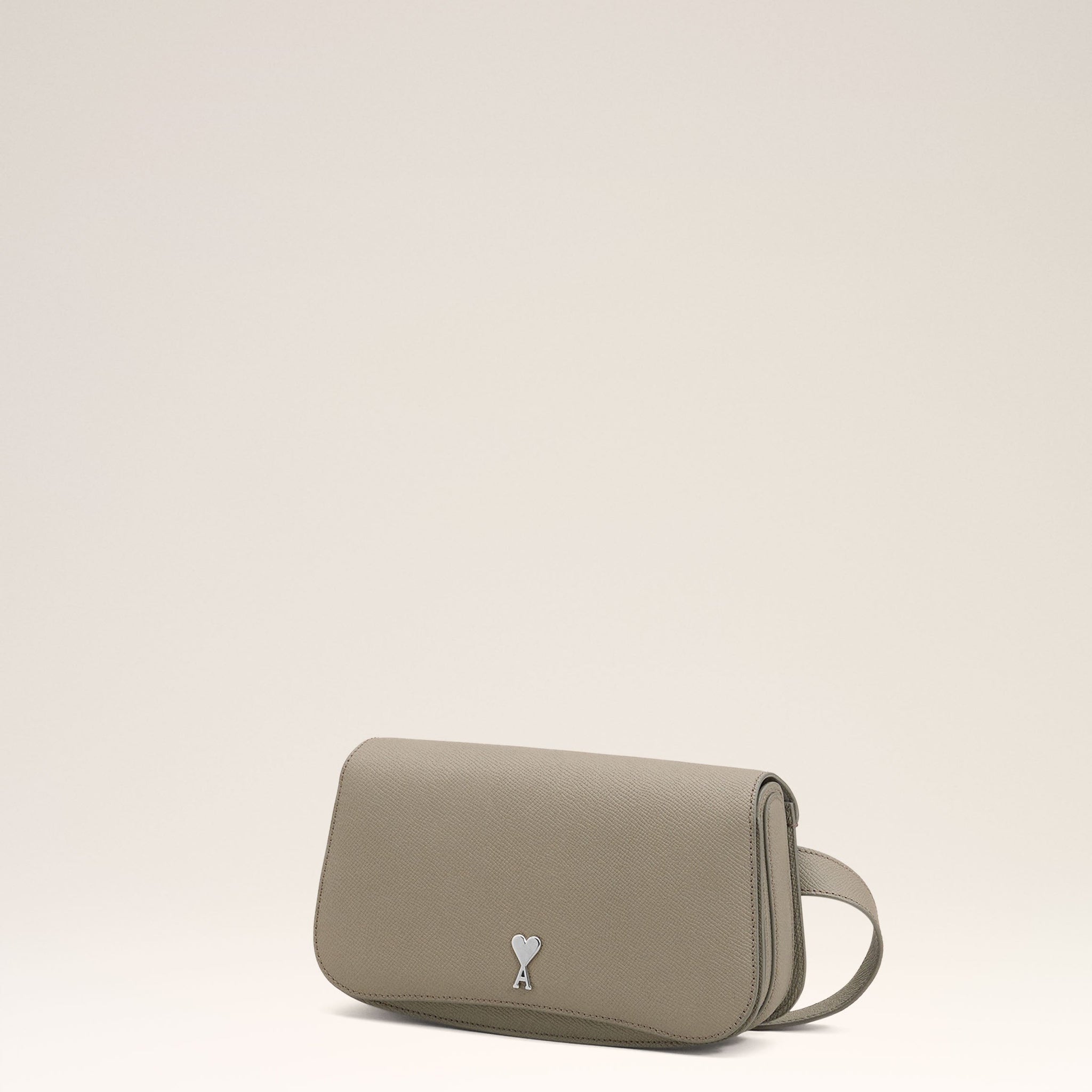 Grey Leather Crossbody Paris Paris Bag