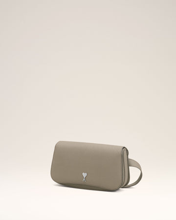 Grey Leather Crossbody Paris Paris Bag