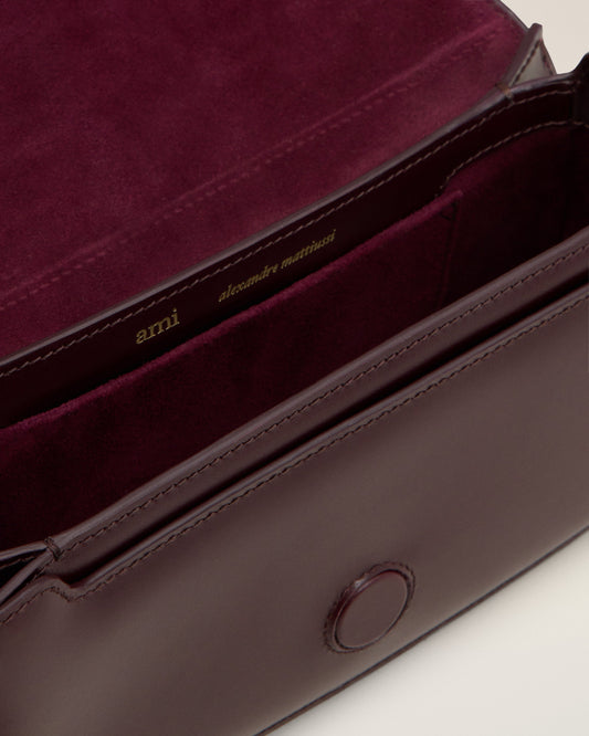 Burgundy Leather Shoulder Bag Paris Paris Bag