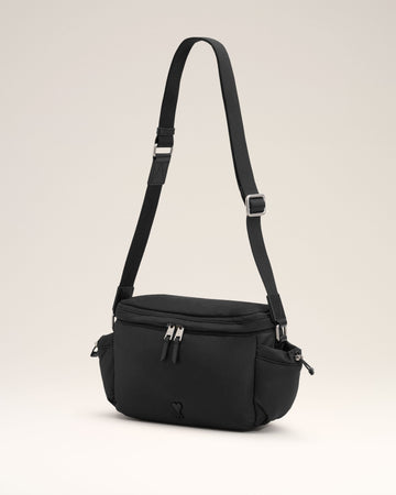 Black Ami de Coeur Messenger Bag