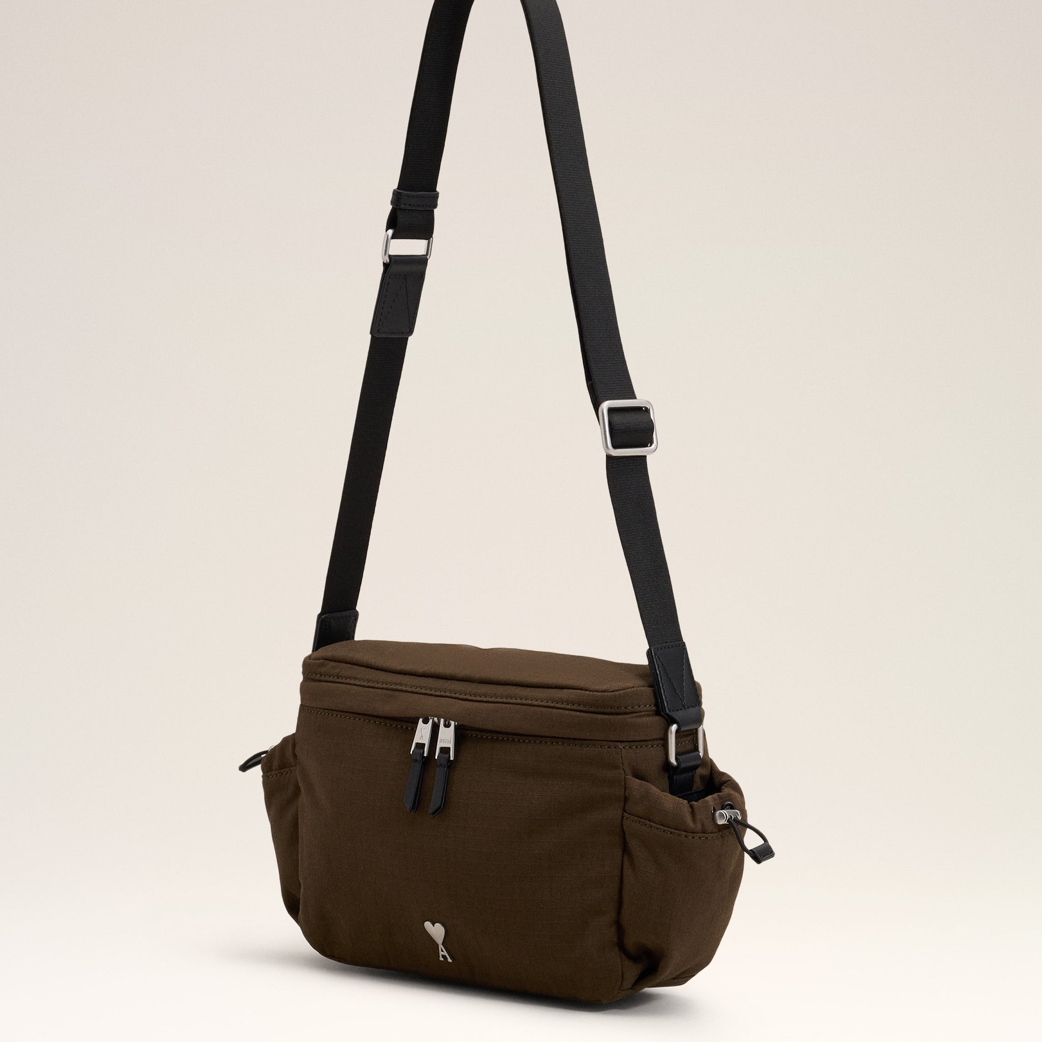 Green Canvas Ami de Coeur Messenger Bag