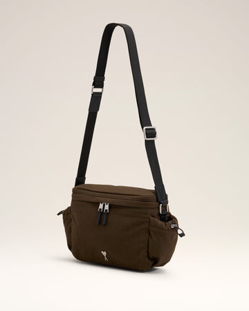 Green Canvas Ami de Coeur Messenger Bag
