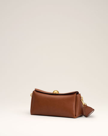 Brown Leather Carrousel Bag