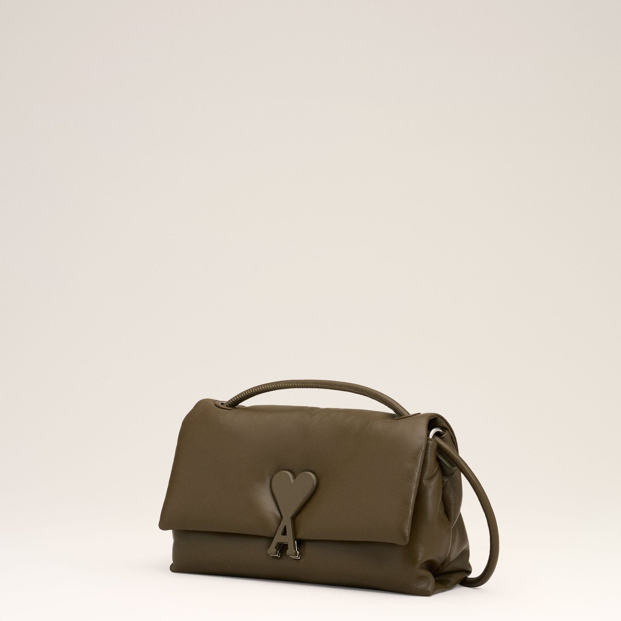 Khaki Leather Voulez-Vous Bag