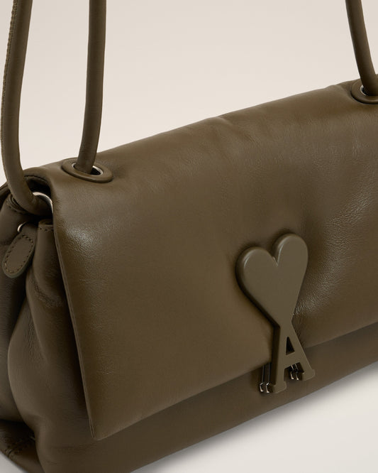 Khaki Leather Voulez-Vous Bag
