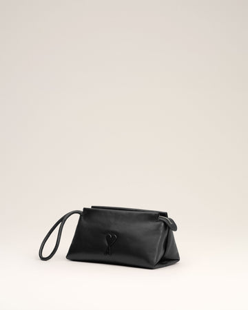 Black Leather Voulez-Vous Pouch