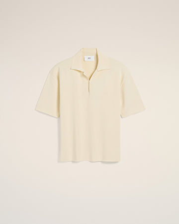 Beige Short Sleeve Polo
