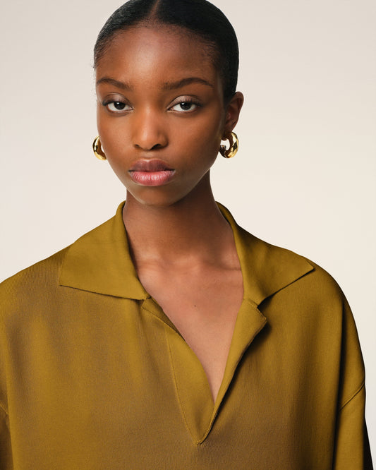 Mustard Short Sleeve Polo