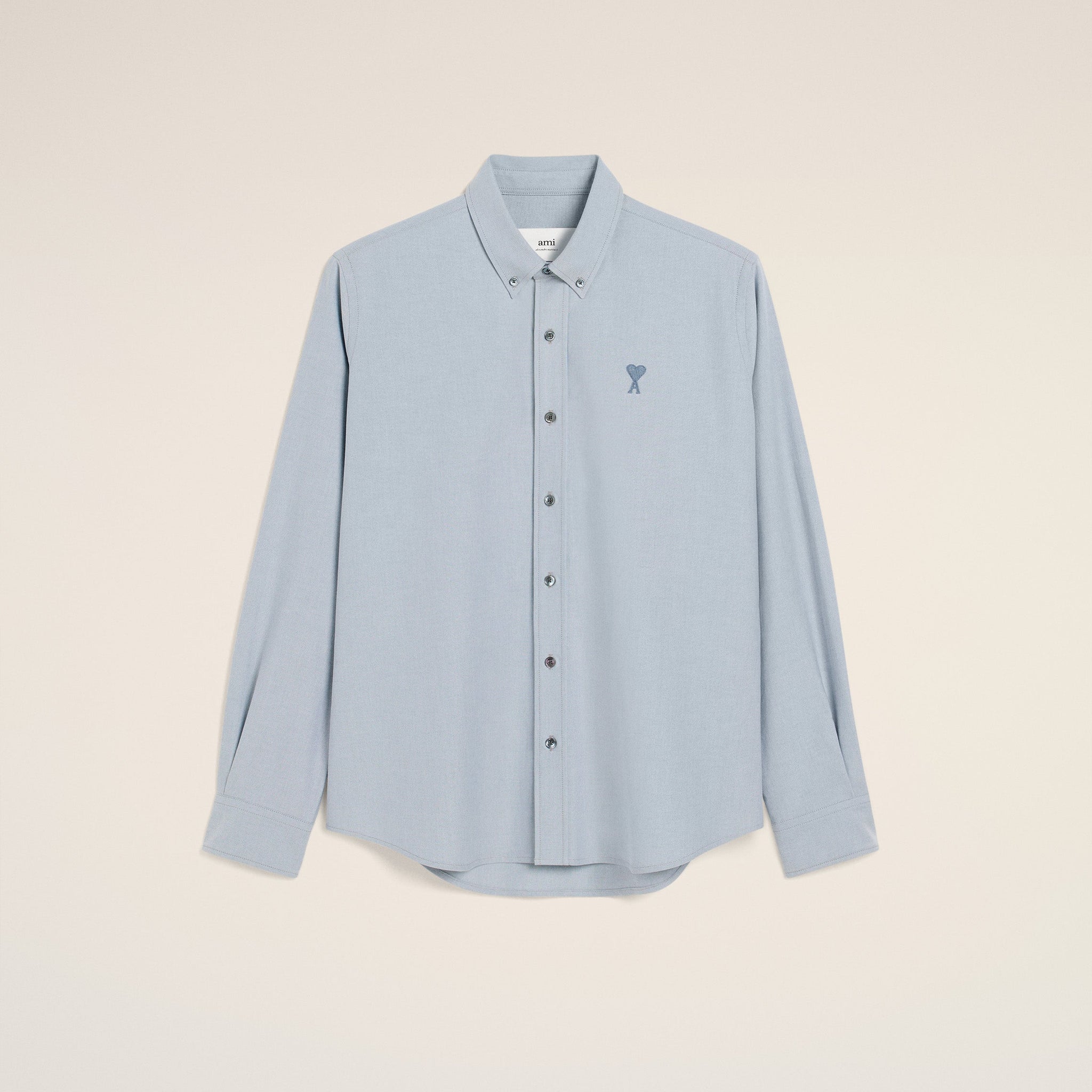 Blue Cotton Button-Down Ami de Cœur Shirt