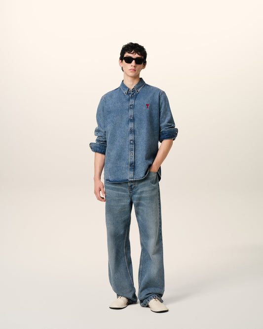Blue Denim Button-Down Ami de Coeur Shirt