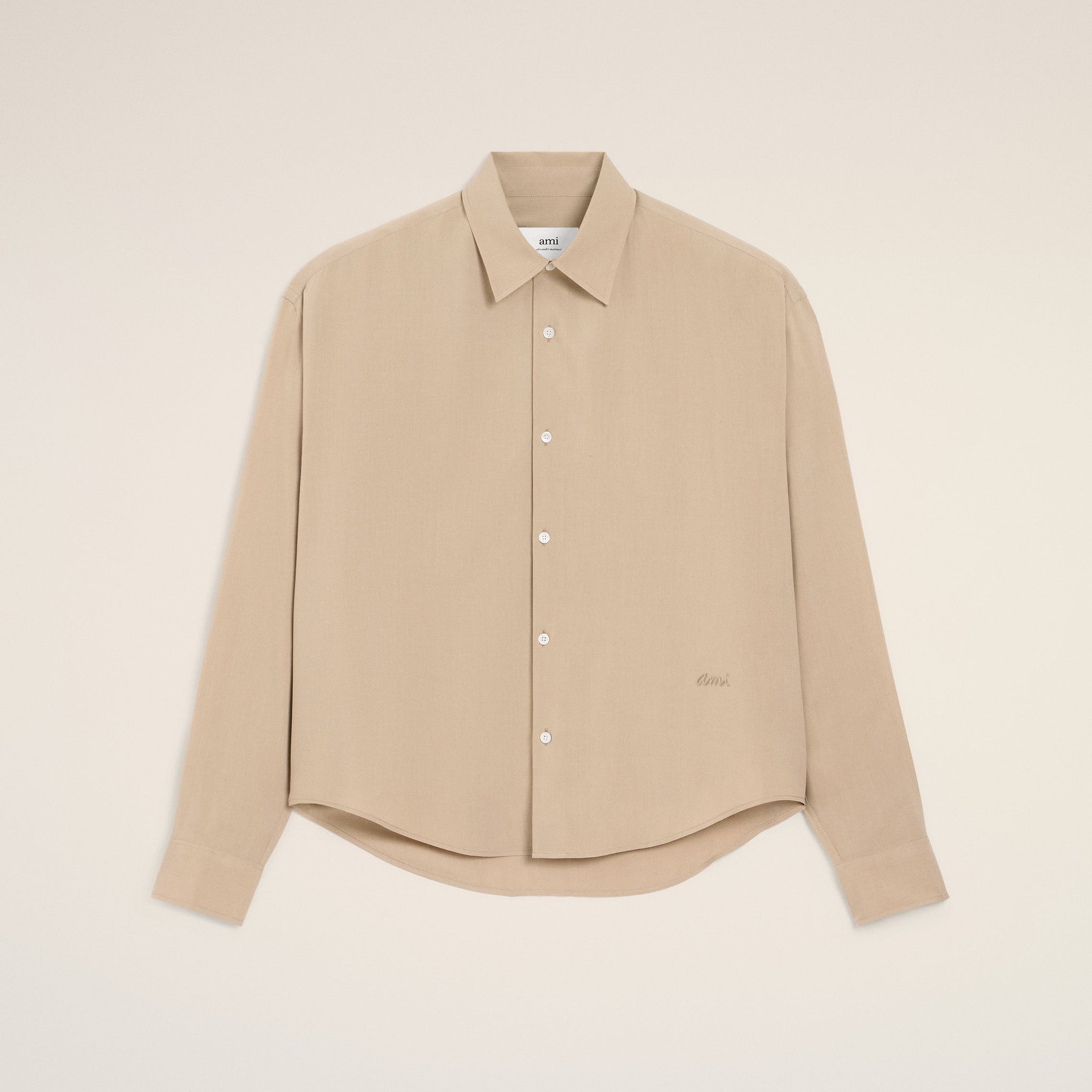 Beige Ami Boxy Shirt