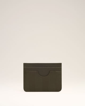 Green Leather Midi Card Holder
