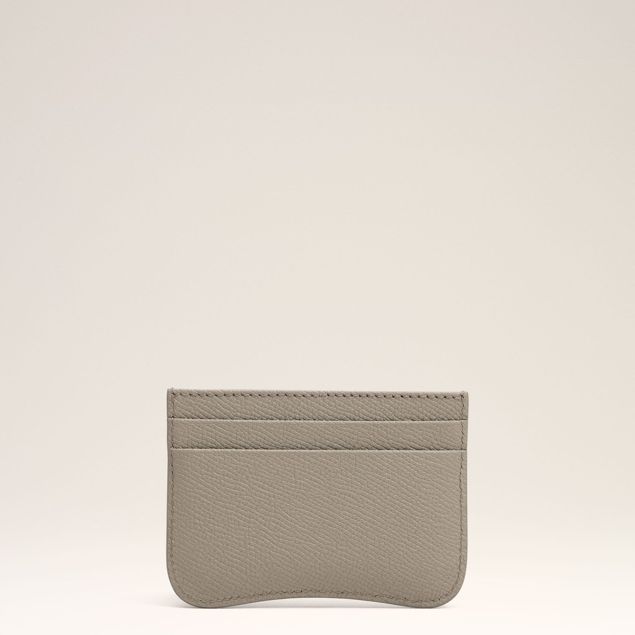 Grey Leather Paris Paris Card Holder